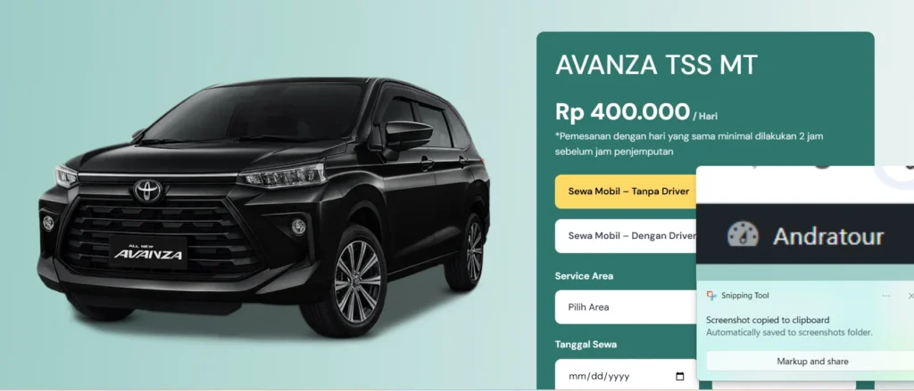 rental mobil bandung