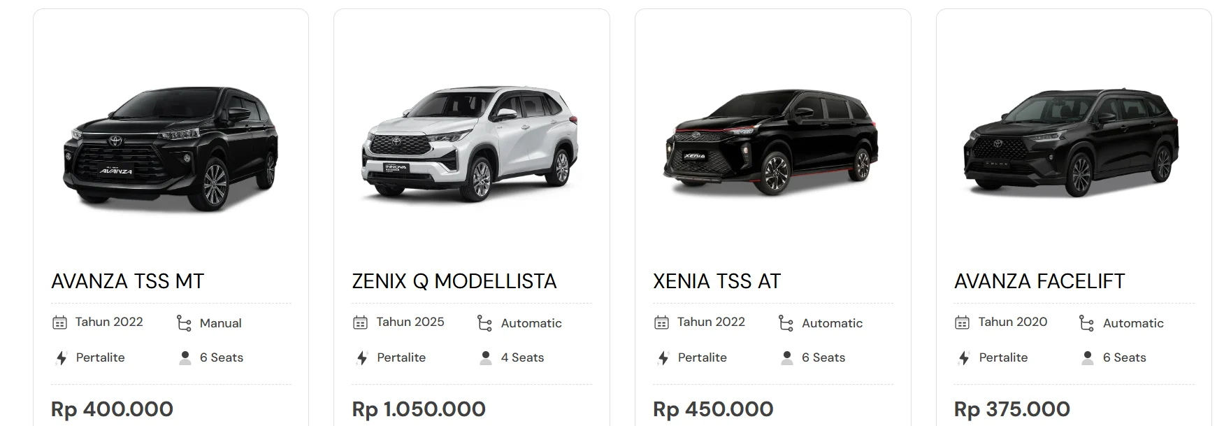 rental mobil bandung