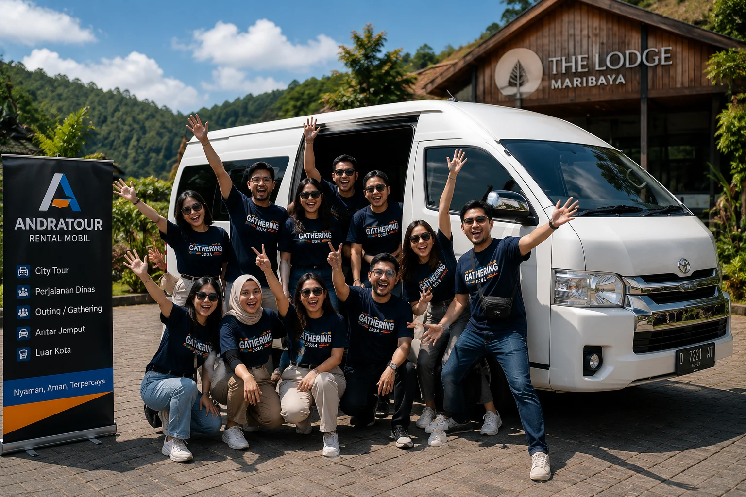 sewa mobil gathering