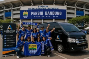 sewa mobil stadion bola