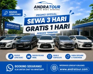 promo mobil andratour bandung