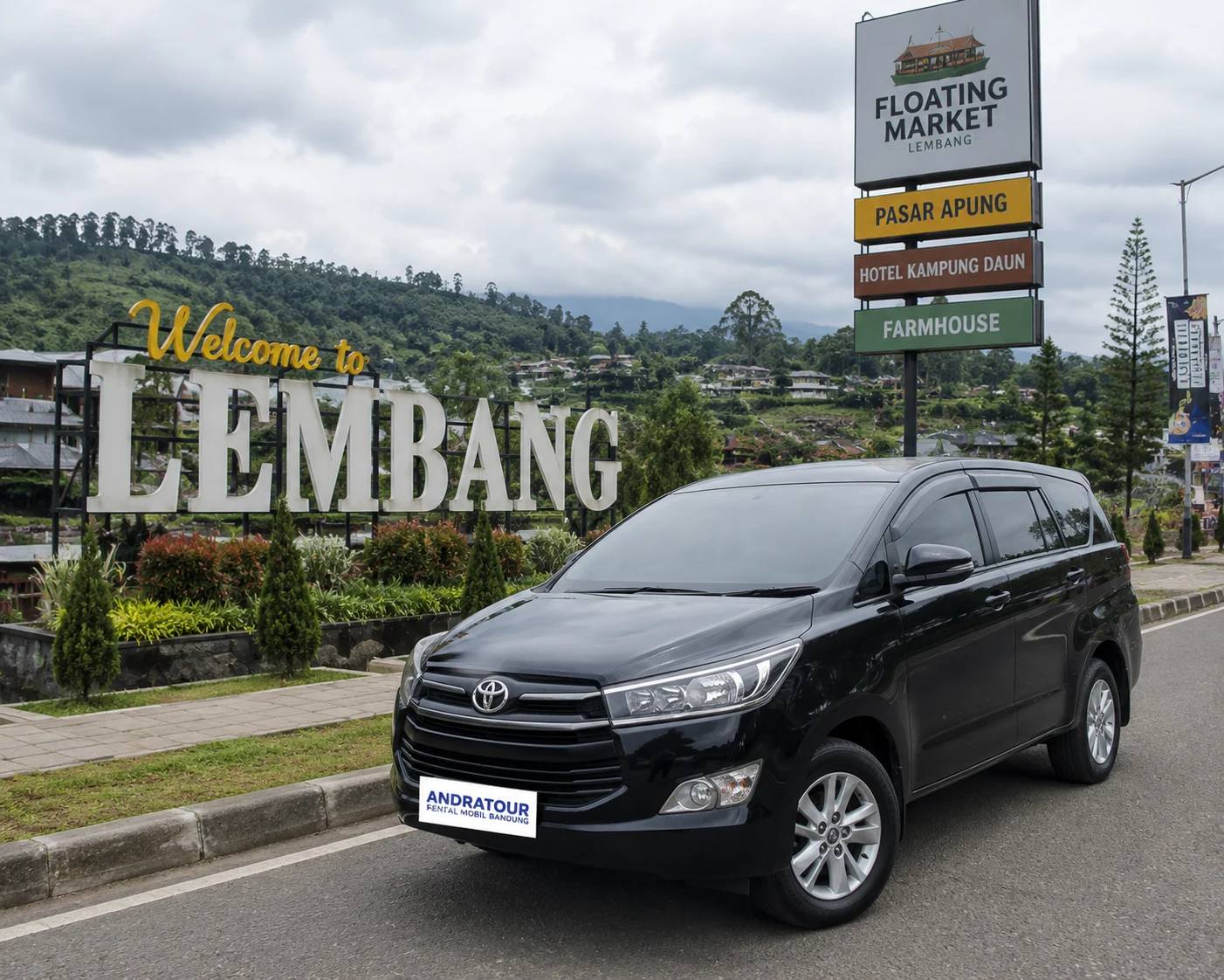 sewa mobil lembang dan dago bandung