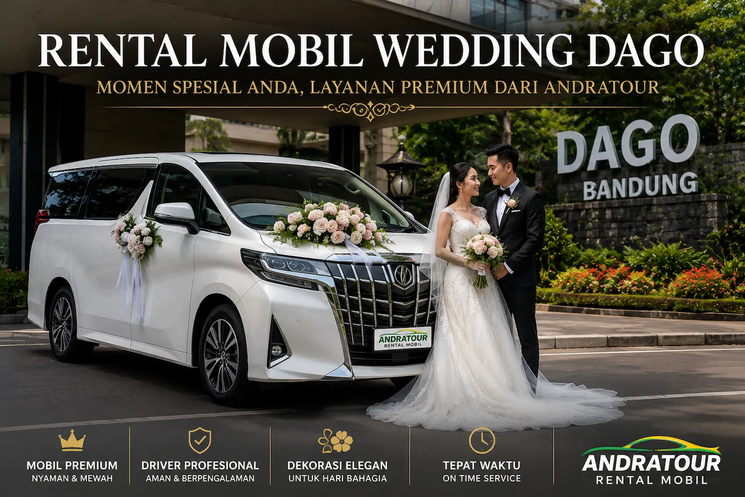 Rental Mobil Wedding Dago
