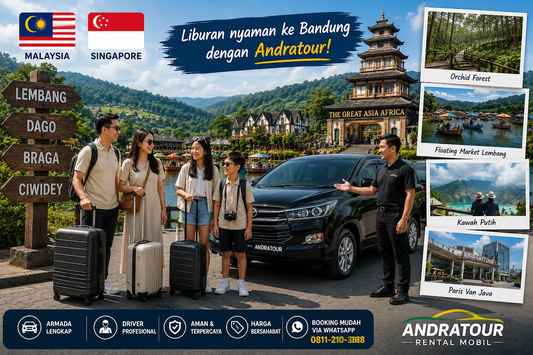 Turis Malaysia dan Singapura ke Bandung